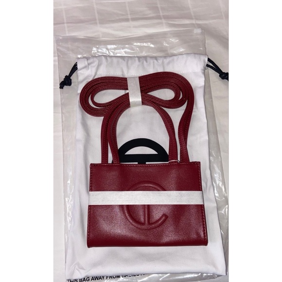 Telfar Handbags - NWT Telfar Small Oxblood Shopping Bag